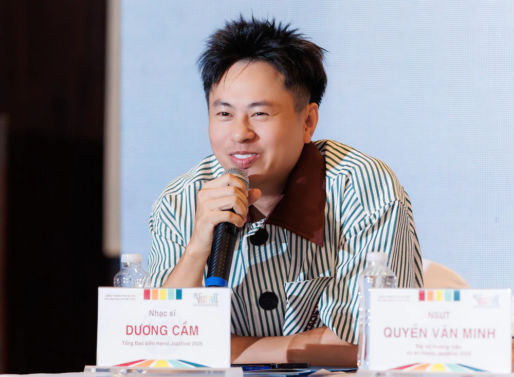 Dương Cầm: Giá trị của "Hanoi Jazztival 2026" nằm sau những đêm diễn - Ảnh 1. Dương Cầm: Giá trị của "Hanoi Jazztival 2026" nằm sau những đêm diễn - Ảnh 1.