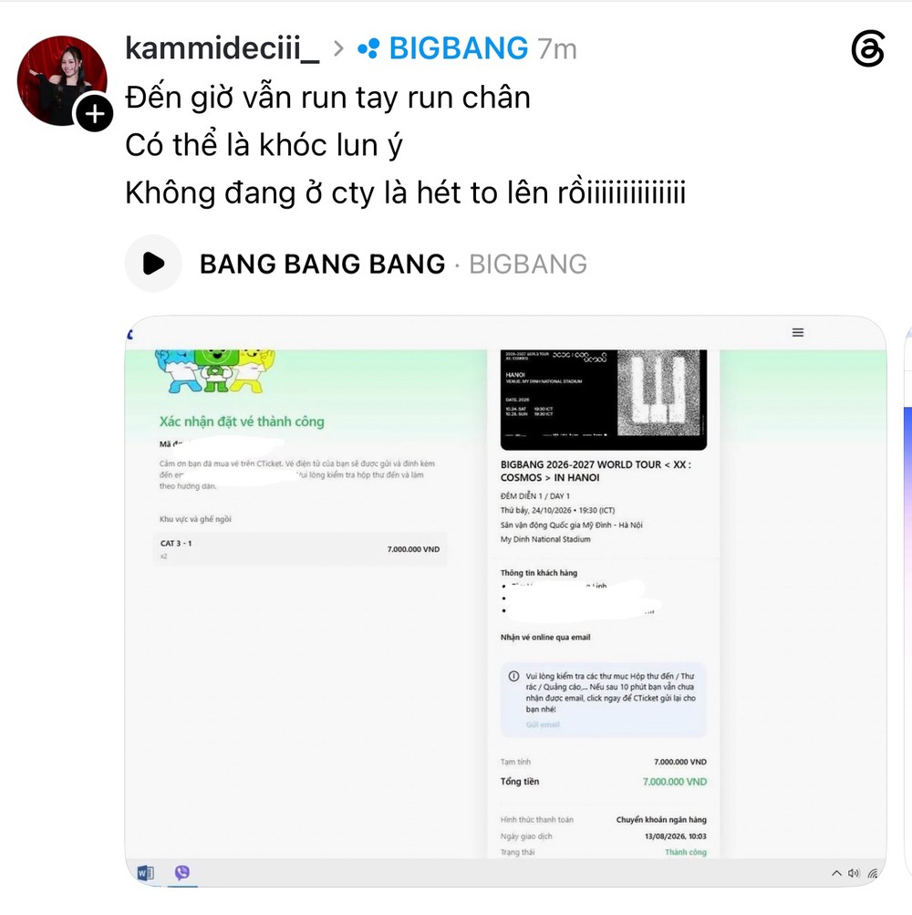 Vé BIGBANG liên tục "Sold out", ngày mai đến lượt chủ thẻ VPBank Mastercard - Ảnh 3. Vé BIGBANG liên tục "Sold out", ngày mai đến lượt chủ thẻ VPBank Mastercard - Ảnh 3.