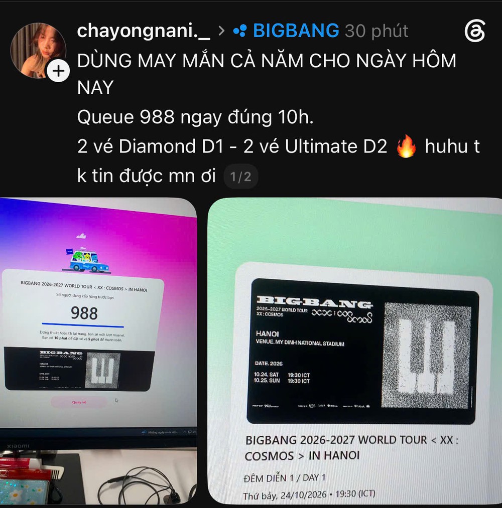 Vé BIGBANG liên tục "Sold out", ngày mai đến lượt chủ thẻ VPBank Mastercard - Ảnh 4. Vé BIGBANG liên tục "Sold out", ngày mai đến lượt chủ thẻ VPBank Mastercard - Ảnh 4.