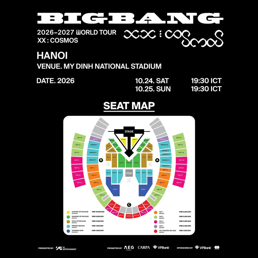 Vé BIGBANG liên tục "Sold out", ngày mai đến lượt chủ thẻ VPBank Mastercard - Ảnh 6. Vé BIGBANG liên tục "Sold out", ngày mai đến lượt chủ thẻ VPBank Mastercard - Ảnh 6.