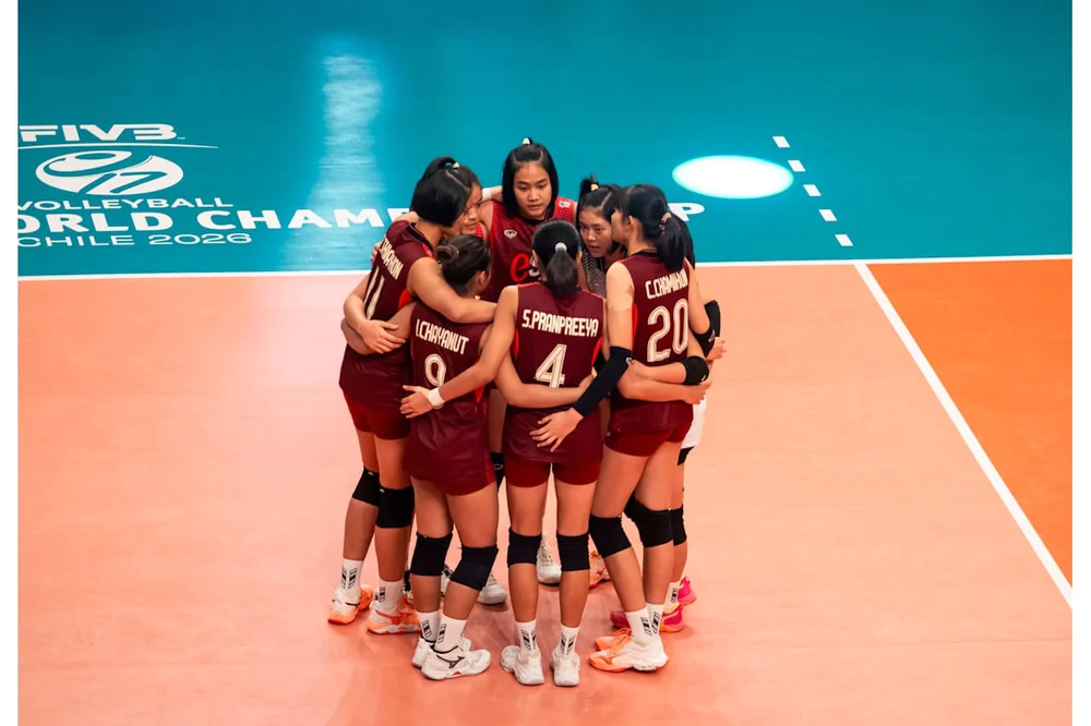 ĐT bóng chuyền U17 Thái Lan tạo địa chấn, đánh bại đội nhất bảng Ba Lan để vào tứ kết Giải vô địch thế giới - Ảnh 2. ĐT bóng chuyền U17 Thái Lan tạo địa chấn, đánh bại đội nhất bảng Ba Lan để vào tứ kết Giải vô địch thế giới - Ảnh 2.