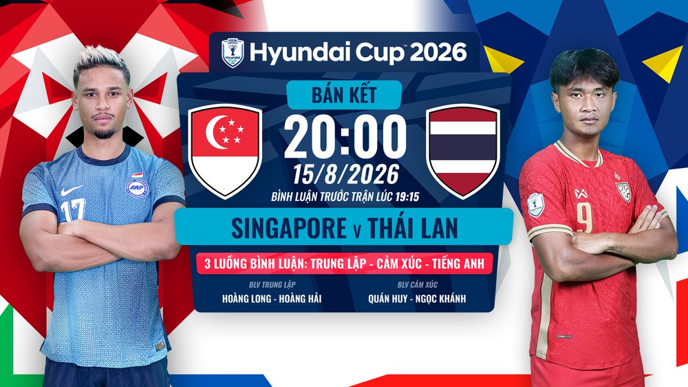 Lịch thi đấu bóng đá hôm nay 15/8: Trực tiếp Singapore vs Thái Lan - Ảnh 2. Lịch thi đấu bóng đá hôm nay 15/8: Trực tiếp Singapore vs Thái Lan - Ảnh 2.