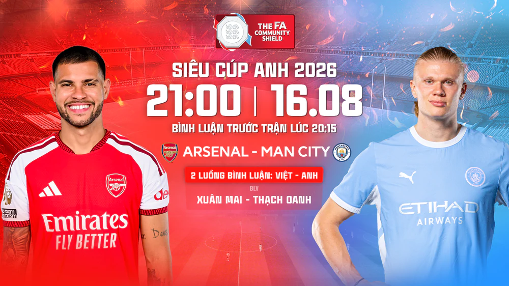 Xem trực tiếp bóng đá Arsenal vs Man City ở đâu, kênh nào? - Ảnh 2. trực tiếp bóng đá