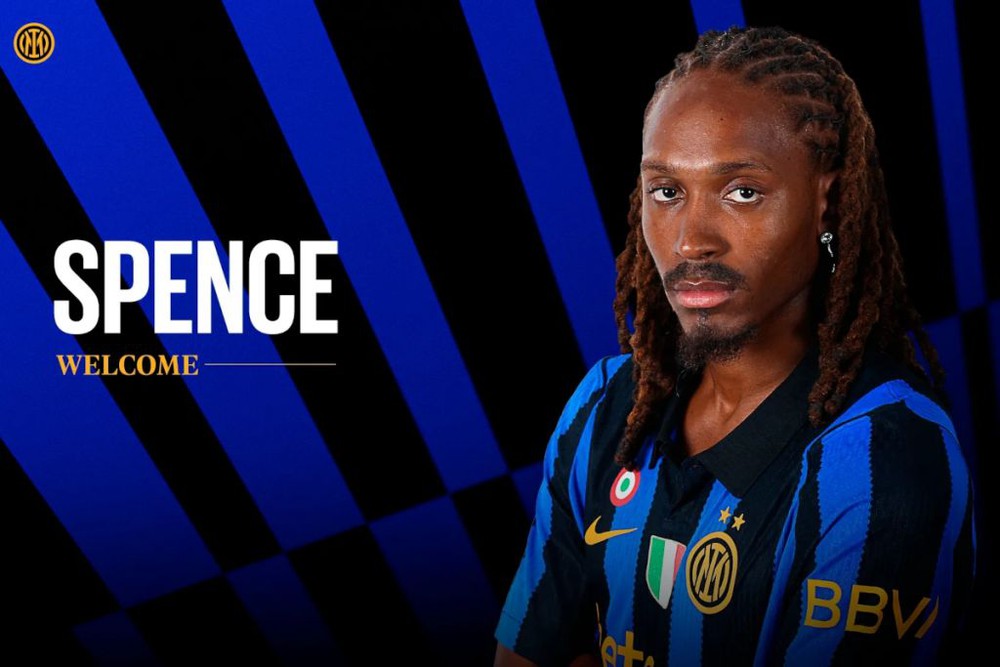 Djed Spence chính thức gia nhập Inter Milan. Ảnh: CLB Inter Milan Djed Spence chính thức gia nhập Inter Milan. Ảnh: CLB Inter Milan