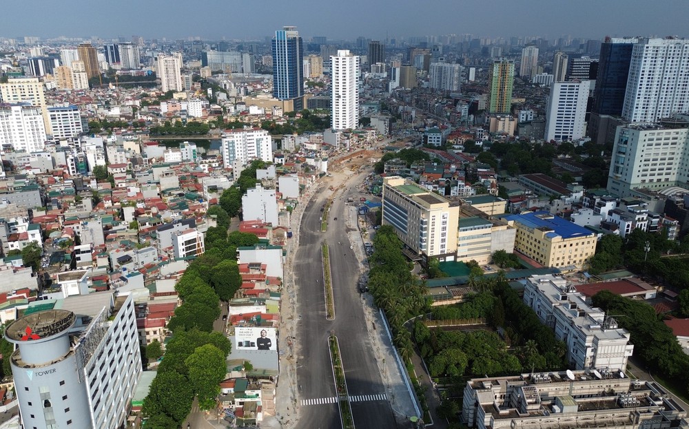 Hà Nội quyết tâm thông xe tuyến Vành đai 1 đoạn Hoàng Cầu - Voi Phục trước ngày 2/9 - Ảnh 1. Hà Nội quyết tâm thông xe tuyến Vành đai 1 đoạn Hoàng Cầu - Voi Phục trước ngày 2/9 - Ảnh 1.