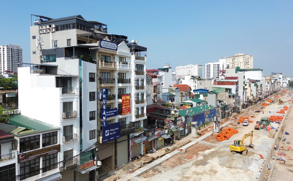 Hà Nội quyết tâm thông xe tuyến Vành đai 1 đoạn Hoàng Cầu - Voi Phục trước ngày 2/9 - Ảnh 2. Hà Nội quyết tâm thông xe tuyến Vành đai 1 đoạn Hoàng Cầu - Voi Phục trước ngày 2/9 - Ảnh 2.