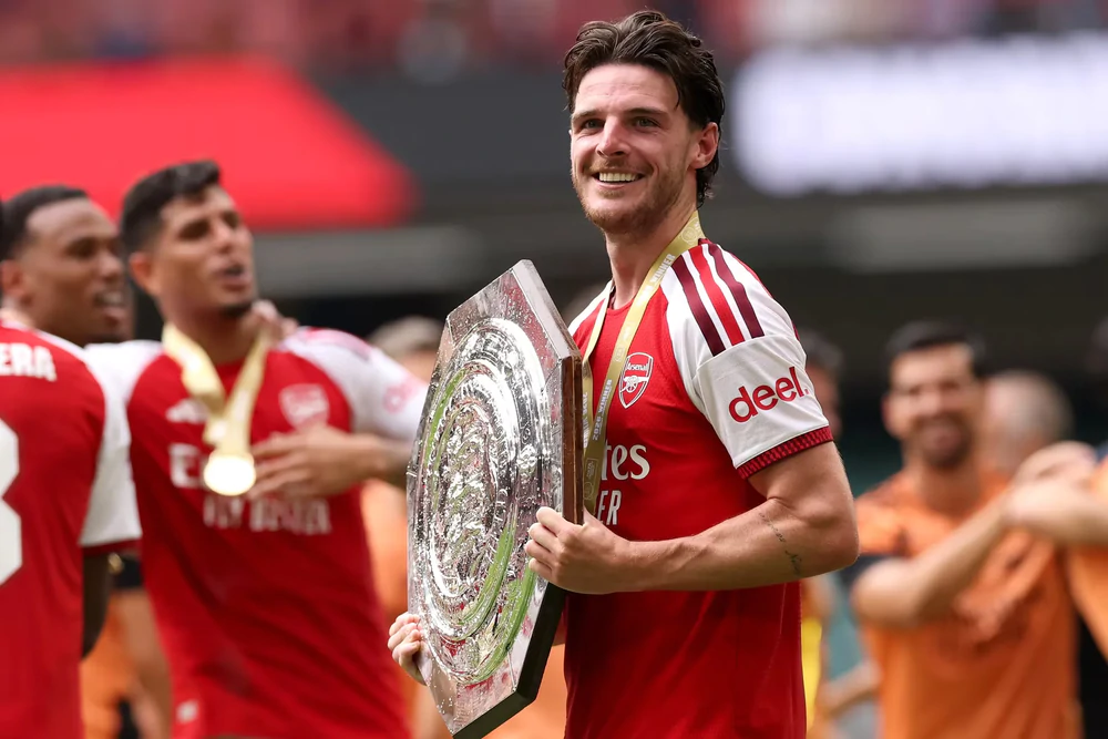 Arsenal đánh bại Man City để đoạt siêu cúp Anh. Ảnh: CLB Arsenal Arsenal đánh bại Man City để đoạt siêu cúp Anh. Ảnh: CLB Arsenal