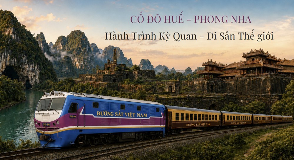 Mở bán vé tàu "Hành trình kỳ quan – Di sản thế giới" từ ngày 17/8 - Ảnh 1. Mở bán vé tàu "Hành trình kỳ quan – Di sản thế giới" từ ngày 17/8 - Ảnh 1.