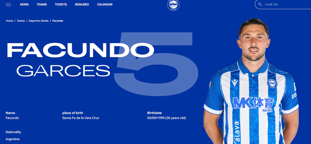 Cầu thủ Facundo Garces được CLB Alaves ghi quốc tịch Argentina, truyền thông Malaysia lên tiếng - Ảnh 1. Cầu thủ Facundo Garces được CLB Alaves ghi quốc tịch Argentina, truyền thông Malaysia lên tiếng - Ảnh 1.