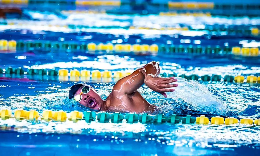 Hội thao Công an nhân dân 2026: Quyết liệt trên đường chạy, sôi động dưới đường bơi - Ảnh 2. Hội thao Công an nhân dân 2026: Quyết liệt trên đường chạy, sôi động dưới đường bơi - Ảnh 2.