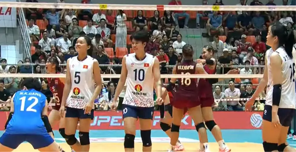 Bóng chuyền nữ Việt Nam thua Thái Lan 0-3, lỡ hẹn ngôi vô địch SEA V.League 2026 - Ảnh 1. Bóng chuyền nữ Việt Nam thua Thái Lan 0-3, lỡ hẹn ngôi vô địch SEA V.League 2026 - Ảnh 1.