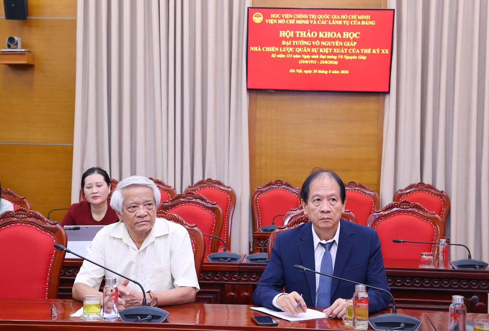 Hội thảo khoa học: Đại tướng Võ Nguyên Giáp - Nhà chiến lược quân sự kiệt xuất của thế kỷ XX - Ảnh 4.