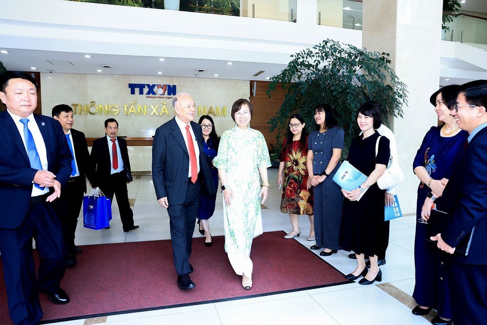Thông tấn xã Việt Nam và Đảng Lao động Mexico tăng cường hợp tác - Ảnh 1. Thông tấn xã Việt Nam và Đảng Lao động Mexico tăng cường hợp tác - Ảnh 1.