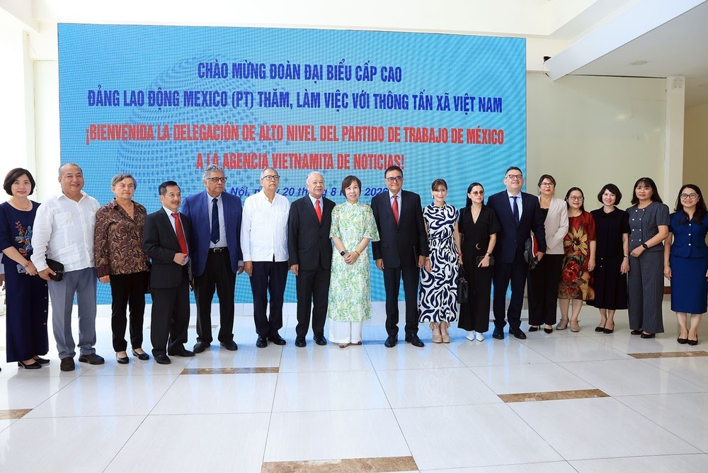 Thông tấn xã Việt Nam và Đảng Lao động Mexico tăng cường hợp tác - Ảnh 7. Thông tấn xã Việt Nam và Đảng Lao động Mexico tăng cường hợp tác - Ảnh 7.