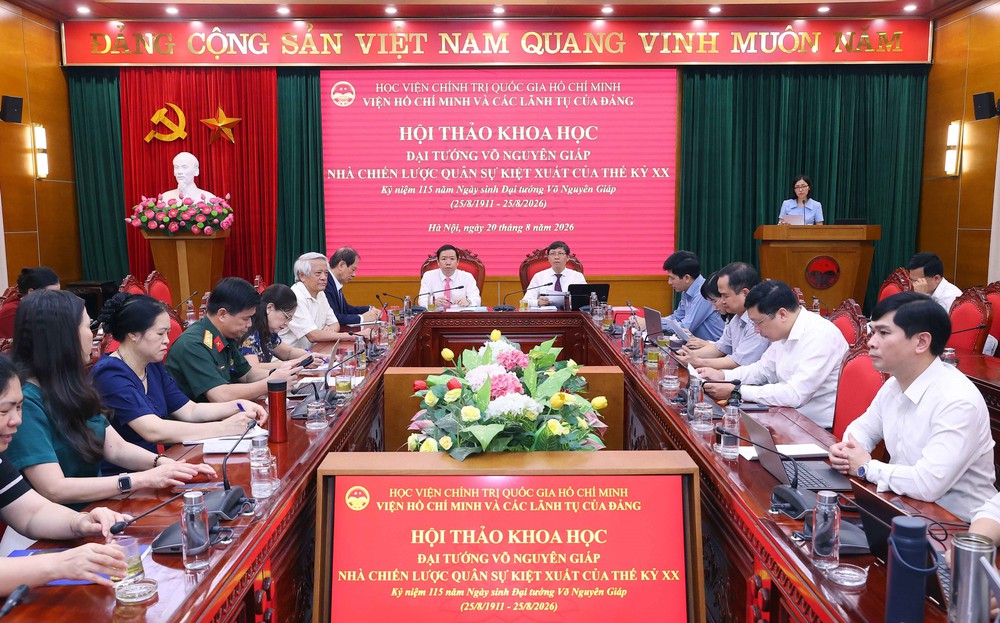 Hội thảo khoa học: Đại tướng Võ Nguyên Giáp - Nhà chiến lược quân sự kiệt xuất của thế kỷ XX - Ảnh 5.