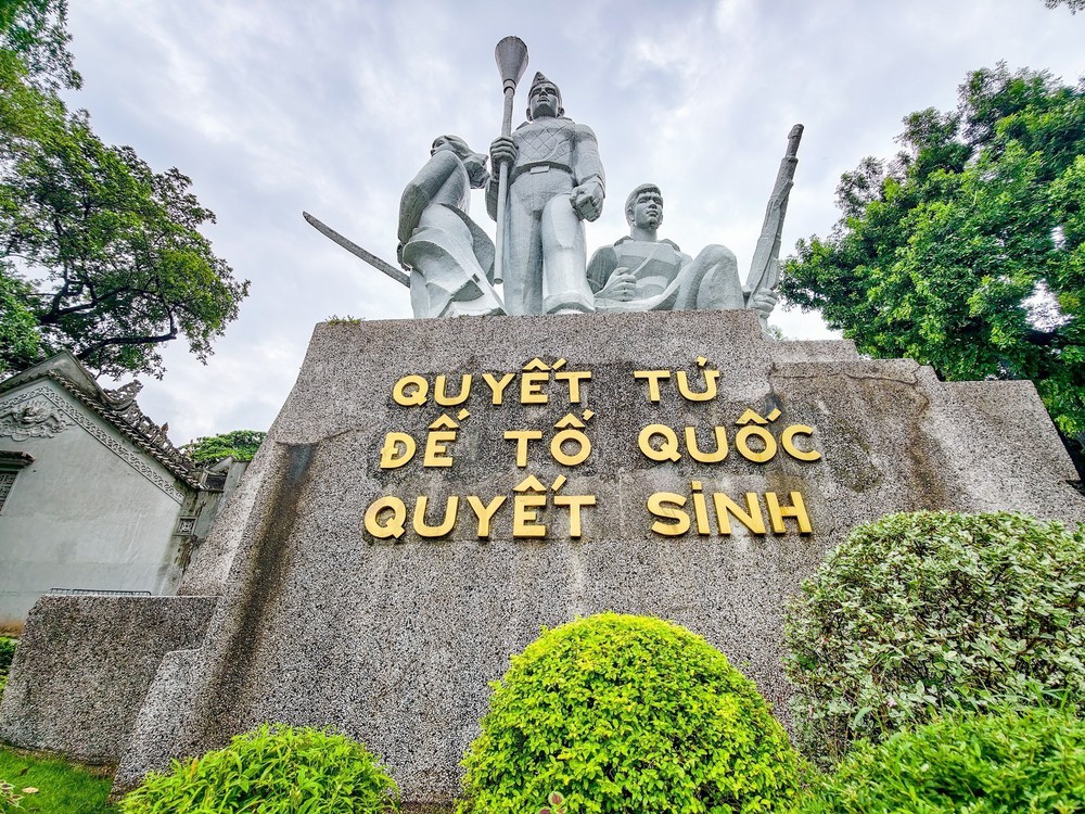 Hà Nội: Toàn cảnh Tượng đài "Quyết tử để Tổ quốc quyết sinh" trước ngày di dời - Ảnh 8. Hà Nội: Toàn cảnh Tượng đài "Quyết tử để Tổ quốc quyết sinh" trước ngày di dời - Ảnh 8.