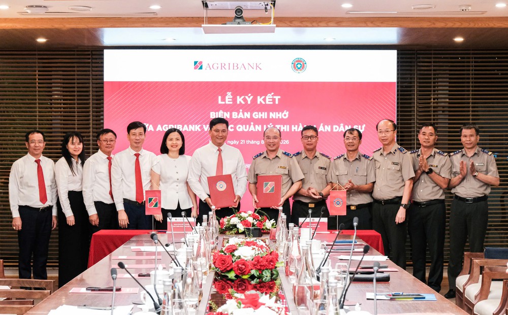 Agribank và Cục Quản lý Thi hành án dân sự ký Biên bản ghi nhớ hợp tác - Ảnh 4. Agribank và Cục Quản lý Thi hành án dân sự ký Biên bản ghi nhớ hợp tác - Ảnh 4.