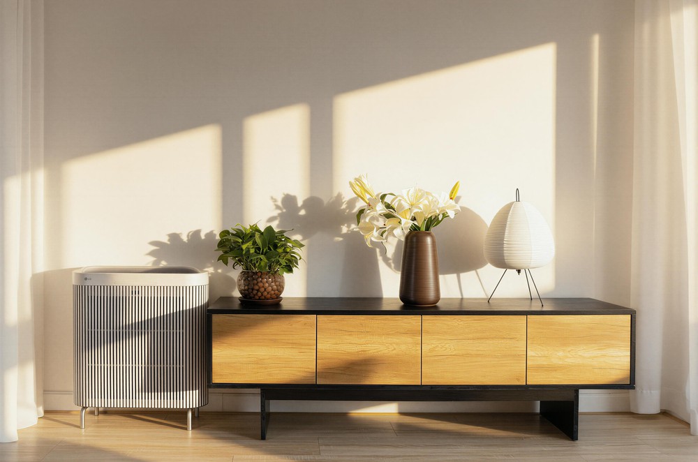 LG ra mắt PuriCare WallFit, máy lọc không khí thiết kế mỏng sát tường - Ảnh 1. LG ra mắt PuriCare WallFit, máy lọc không khí thiết kế mỏng sát tường - Ảnh 1.