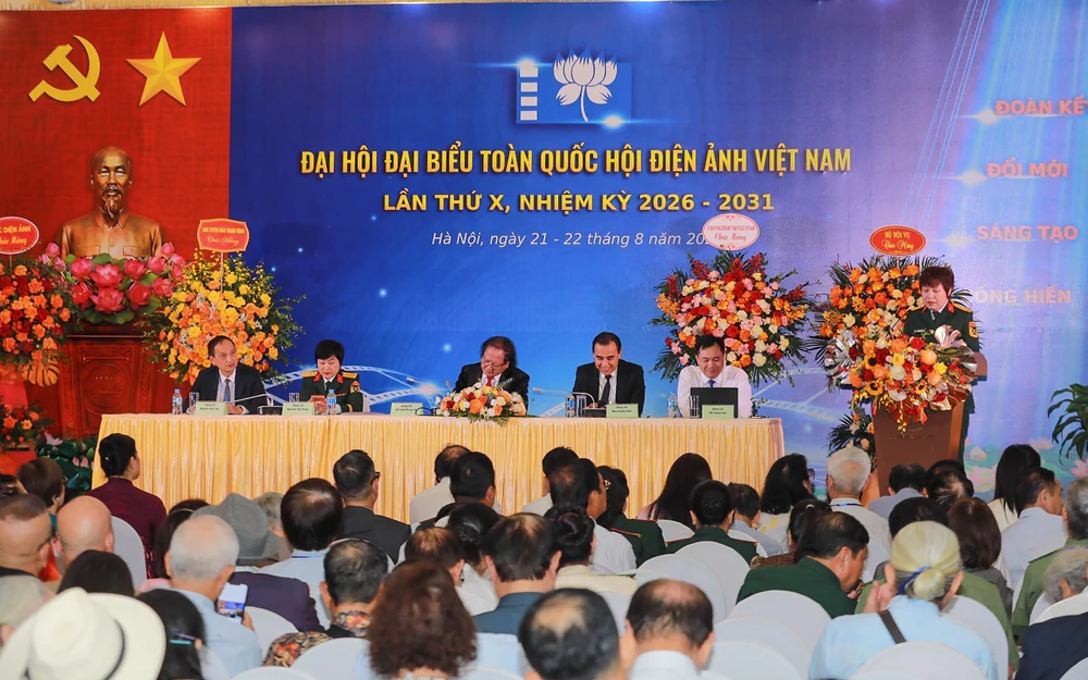 Đại hội Hội Điện ảnh Việt Nam lần thứ X: Sáng tạo, phát triển nền điện ảnh hiện đại, nhân văn - Ảnh 1. Đại hội Hội Điện ảnh Việt Nam lần thứ X: Sáng tạo, phát triển nền điện ảnh hiện đại, nhân văn - Ảnh 1.