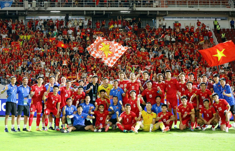 Tuyển Việt Nam nắm lợi thế lớn ở chung kết lượt về ASEAN Cup 2026. Ảnh: VFF Tuyển Việt Nam nắm lợi thế lớn ở chung kết lượt về ASEAN Cup 2026. Ảnh: VFF