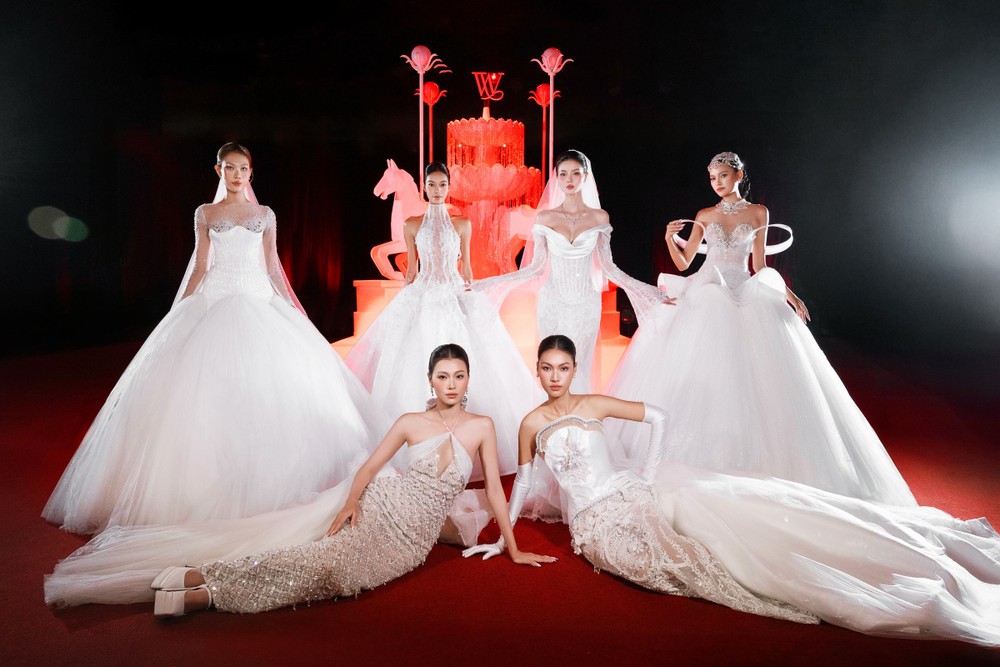 Lương Thuỳ Linh, Naomi hoá thân thành cô dâu trong Vietnam Wedding Week - Ảnh 1. Lương Thuỳ Linh, Naomi hoá thân thành cô dâu trong Vietnam Wedding Week - Ảnh 1.