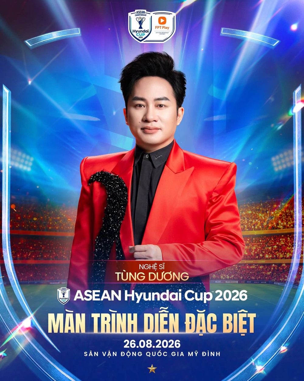 Tùng Dương: “Tôi muốn trở thành một phần trong nhịp đập của khán đài” - Ảnh 1. Tùng Dương: “Tôi muốn trở thành một phần trong nhịp đập của khán đài” - Ảnh 1.