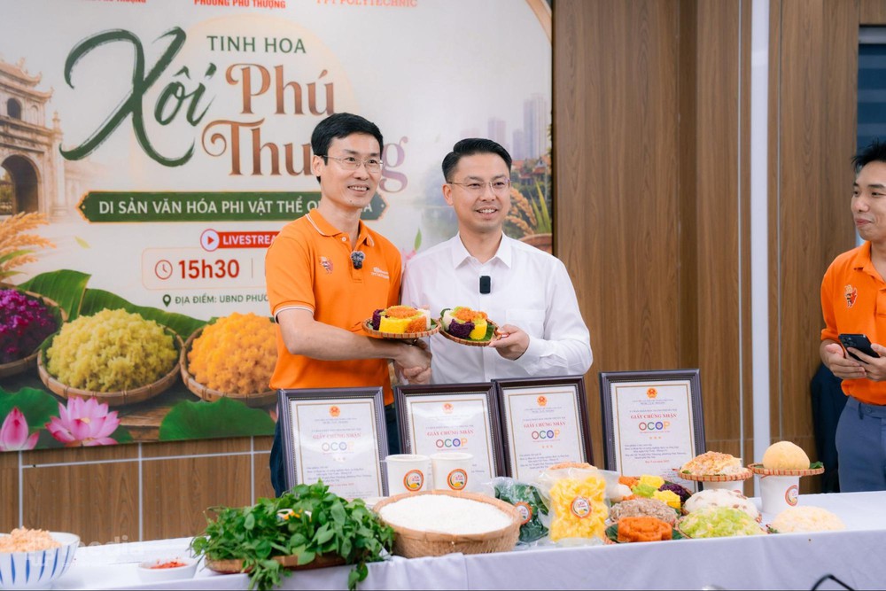 Sinh viên FPT Polytechnic đưa Xôi Phú Thượng lên nền tảng số, thu hút hơn 100.000 lượt xem - Ảnh 1. Sinh viên FPT Polytechnic đưa Xôi Phú Thượng lên nền tảng số, thu hút hơn 100.000 lượt xem - Ảnh 1.