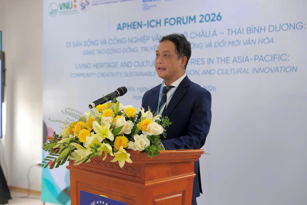 Diễn đàn APHEN-ICH 2026: Di sản sống và Công nghiệp văn hóa ở châu Á - Thái Bình Dương - Ảnh 1. Diễn đàn APHEN-ICH 2026: Di sản sống và Công nghiệp văn hóa ở châu Á - Thái Bình Dương - Ảnh 1.