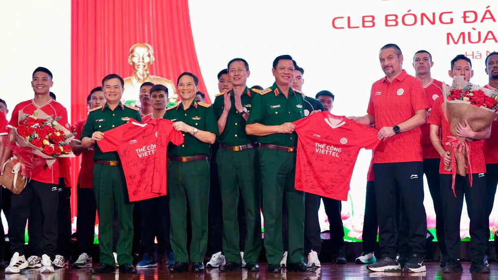 Thể Công Viettel đặt mục tiêu vô địch V.League 2026/2027 - Ảnh 1. Thể Công Viettel đặt mục tiêu vô địch V.League 2026/2027 - Ảnh 1.