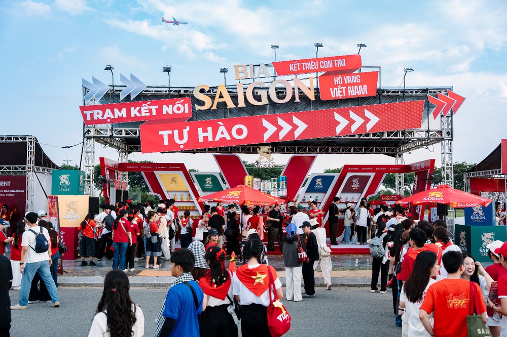 Cùng Bia Saigon kết triệu con tim: Nơi niềm tự hào Việt Nam bùng cháy trong từng khoảnh khắc - Ảnh 2.