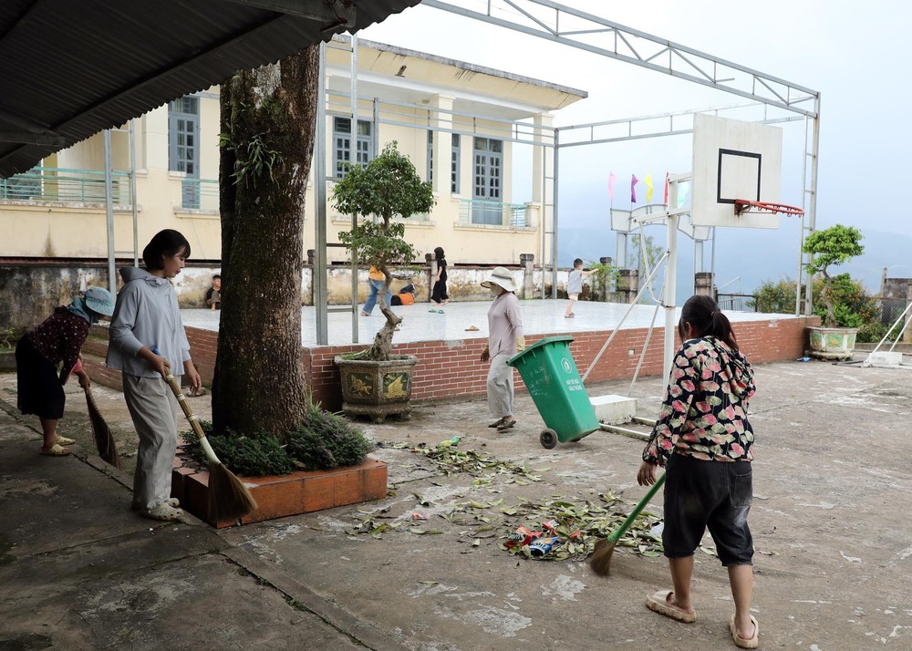 Các trường vùng cao biên giới Lai Châu sẵn sàng cho năm học mới - Ảnh 9. Các trường vùng cao biên giới Lai Châu sẵn sàng cho năm học mới - Ảnh 9.