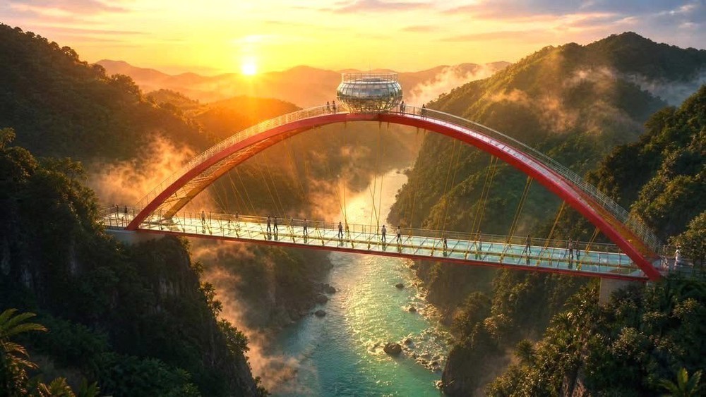 Khởi công cầu kính đầu tiên tại Tuyên Quang, tạo điểm nhấn cho du lịch vùng cao - Ảnh 3.