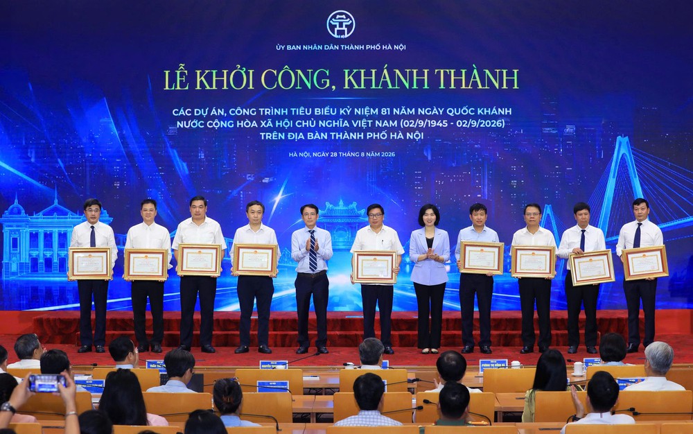 Hà Nội khởi công, khánh thành 17 dự án tiêu biểu dịp Quốc khánh - Ảnh 3. Hà Nội khởi công, khánh thành 17 dự án tiêu biểu dịp Quốc khánh - Ảnh 3.