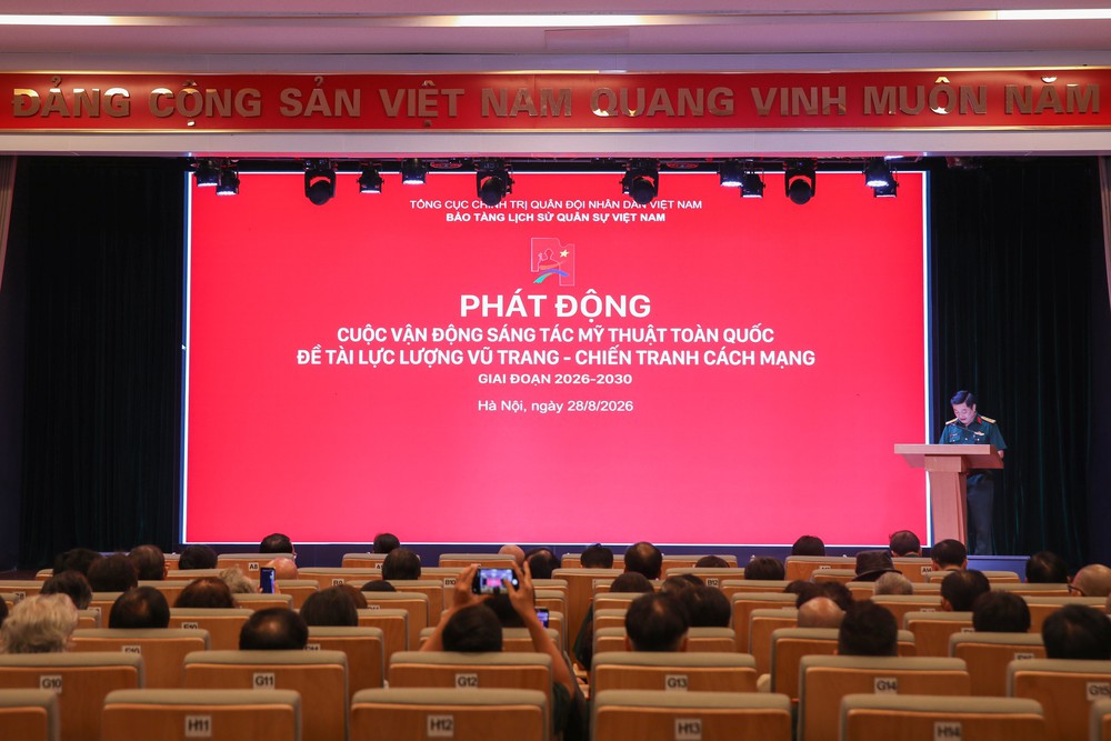 Phát động sáng tác mỹ thuật toàn quốc đề tài lực lượng vũ trang – chiến tranh cách mạng giai đoạn 2026-2030 - Ảnh 3. Phát động sáng tác mỹ thuật toàn quốc đề tài lực lượng vũ trang – chiến tranh cách mạng giai đoạn 2026-2030 - Ảnh 3.