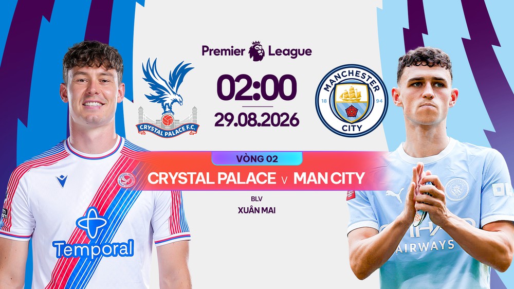 Link xem trực tiếp bóng đá Crystal Palace vs Man City 02h00 ngày 29/8, vòng 2 Ngoại hạng Anh - Ảnh 2. Trực tiếp bóng đá