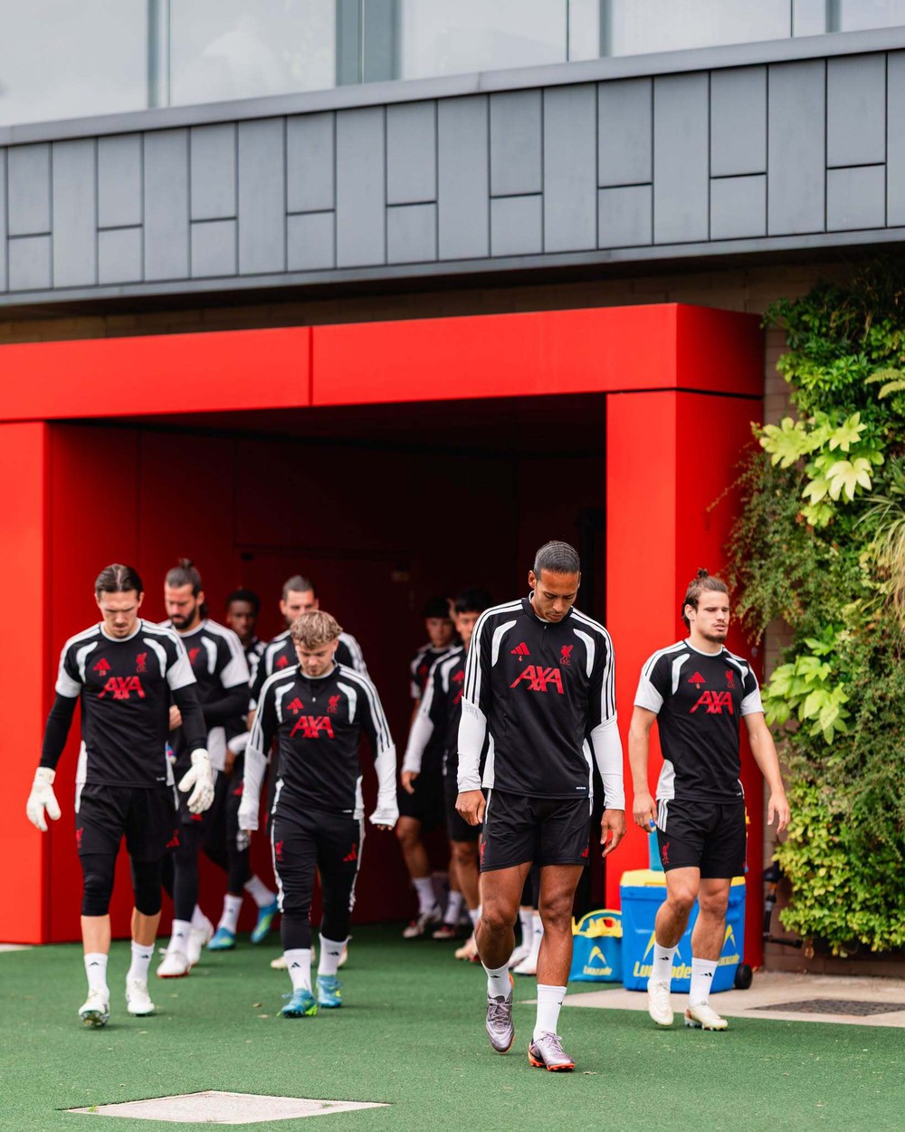 Liverpool tập luyện chuẩn bị cho trận đấu với Nottingham Forest. Ảnh: CLB Liverpool