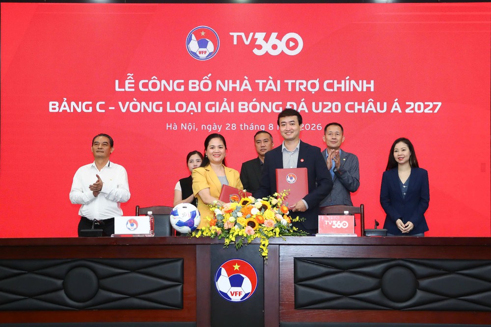 Bảng C Vòng loại U20 châu Á 2027 có nhà tài trợ đồng hành - Ảnh 2. Bảng C Vòng loại U20 châu Á 2027 có nhà tài trợ đồng hành - Ảnh 2.