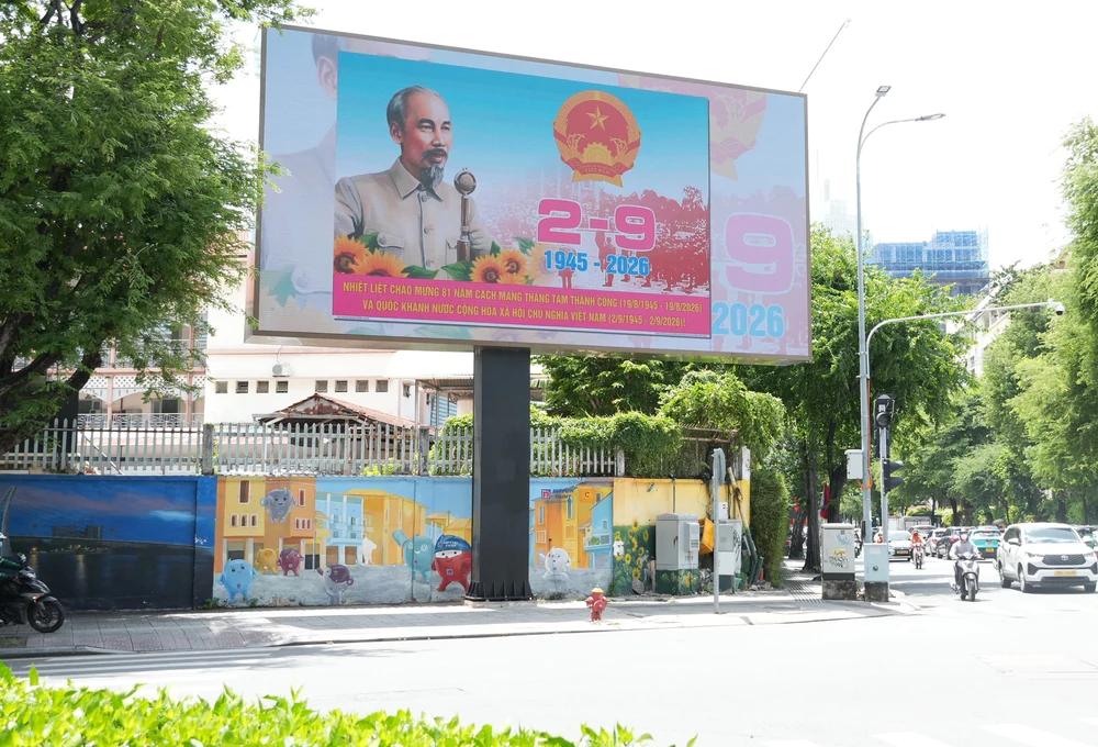 TP. Hồ Chí Minh rực rỡ chào mừng Quốc khánh 2/9 - Ảnh 3.