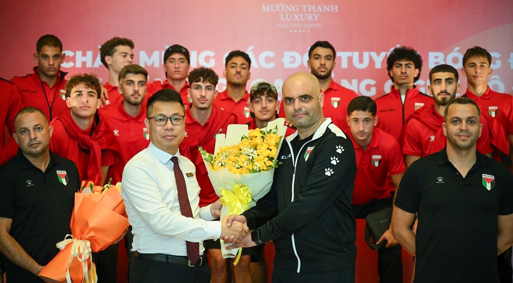 Đối thủ U20 Việt Nam 'đổ bộ' Phú Thọ, Palestine sở hữu lực lượng đặc biệt - Ảnh 2.