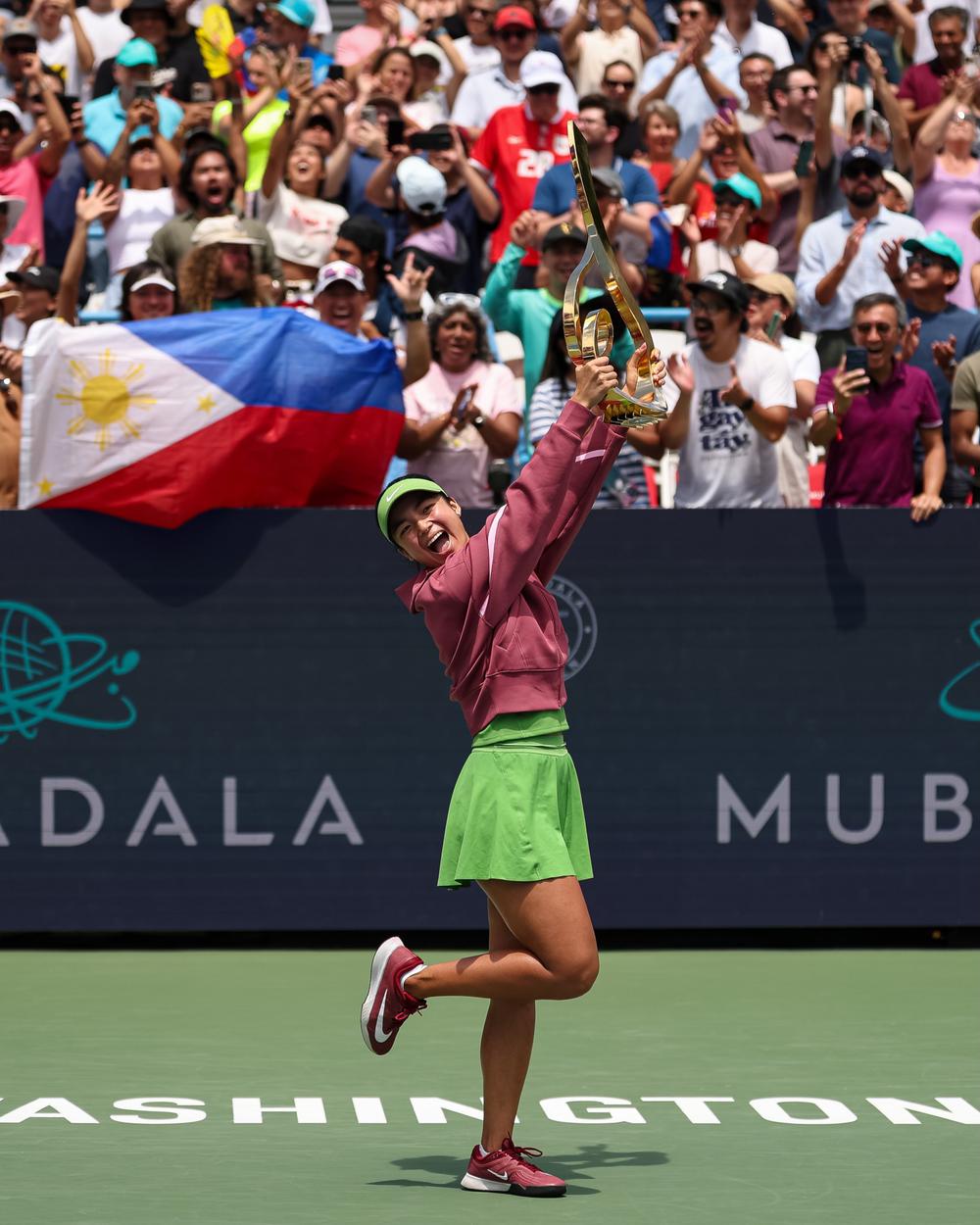 Alexandra Eala khiến Philippines dậy sóng với chức vô địch WTA đầu tiên trong sự nghiệp - Ảnh 1.