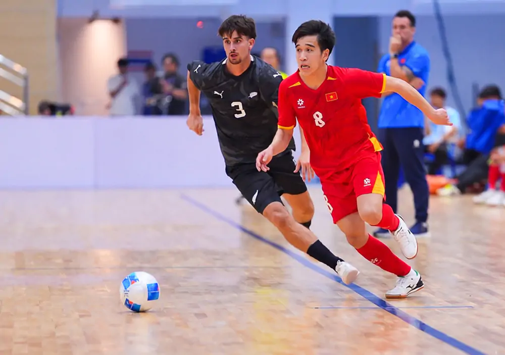 ĐT Futsal Việt Nam thắng nghẹt thở Afghanistan tại Continental Futsal Championship 2026 - Ảnh 1.