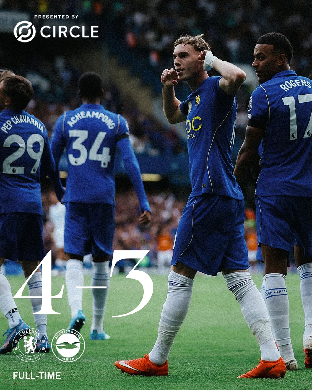Chelsea đánh bại Brighton trong trận đấu có 7 bàn thắng - Ảnh 1. Chelsea đánh bại Brighton trong trận đấu có 7 bàn thắng - Ảnh 1.