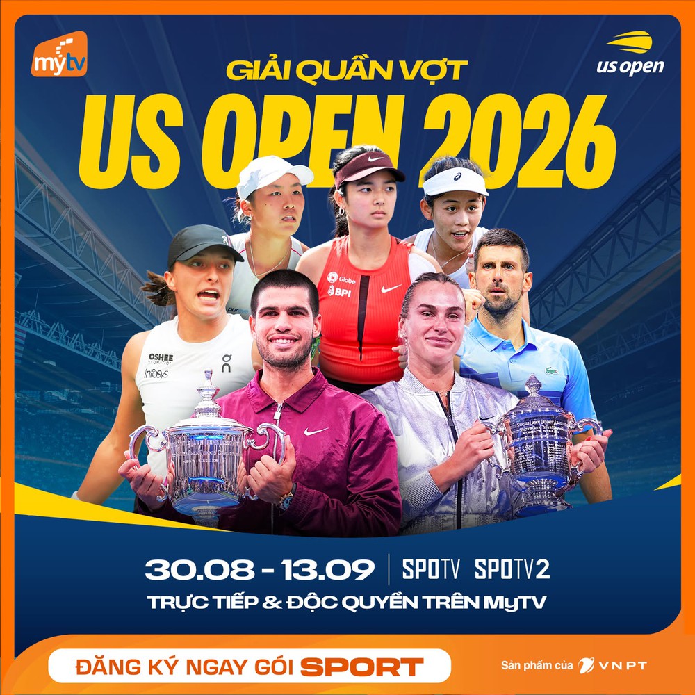 Xem trực tiếp US Open 2026