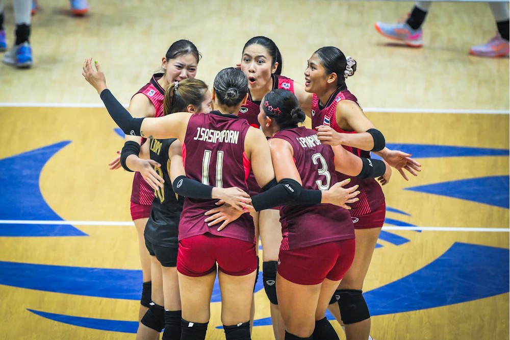 Tuyển Thái Lan giành chức vô địch bóng chuyền nữ Châu Á 2026 cùng vé tham dự Olympic Los Angeles 2028. Ảnh: Volleyball World Tuyển Thái Lan giành chức vô địch bóng chuyền nữ Châu Á 2026 cùng vé tham dự Olympic Los Angeles 2028. Ảnh: Volleyball World