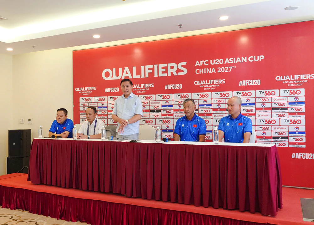 U20 Việt Nam nhận 'mệnh lệnh' quyết tâm trước giờ đấu Triều Tiên - Ảnh 1. U20 Việt Nam nhận 'mệnh lệnh' quyết tâm trước giờ đấu Triều Tiên - Ảnh 1.