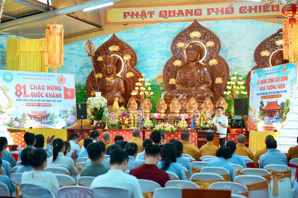 Lễ hưng công xây dựng Nhà Tưởng niệm Liệt sĩ nhà báo tại Nghệ An - Ảnh 3.