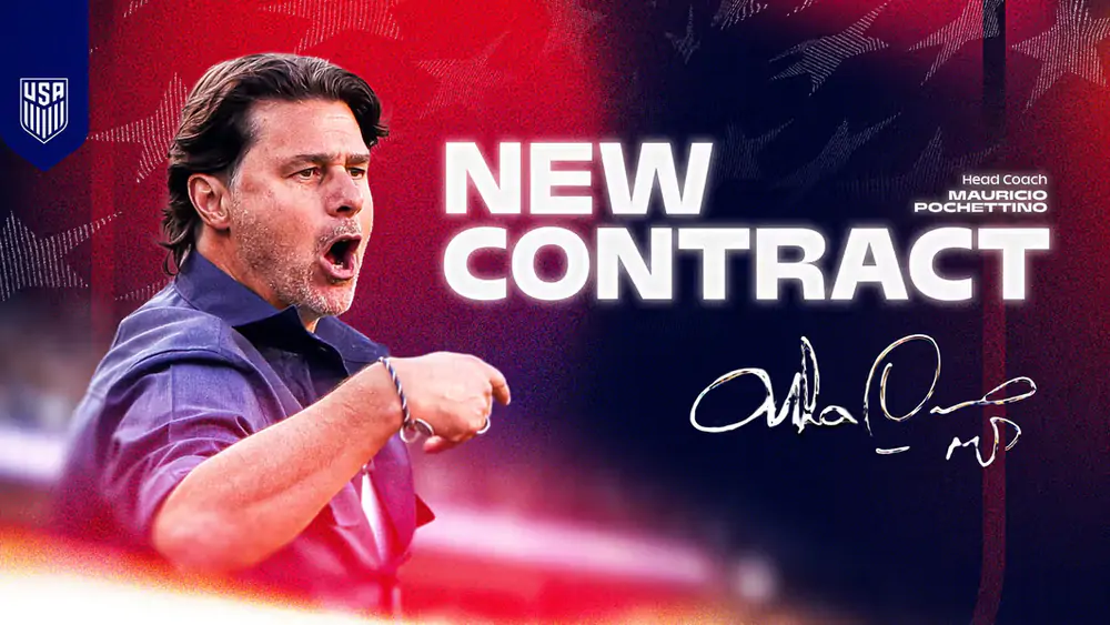 Pochettino gắn bó với tuyển Mỹ đến World Cup 2030. Ảnh: US Soccer