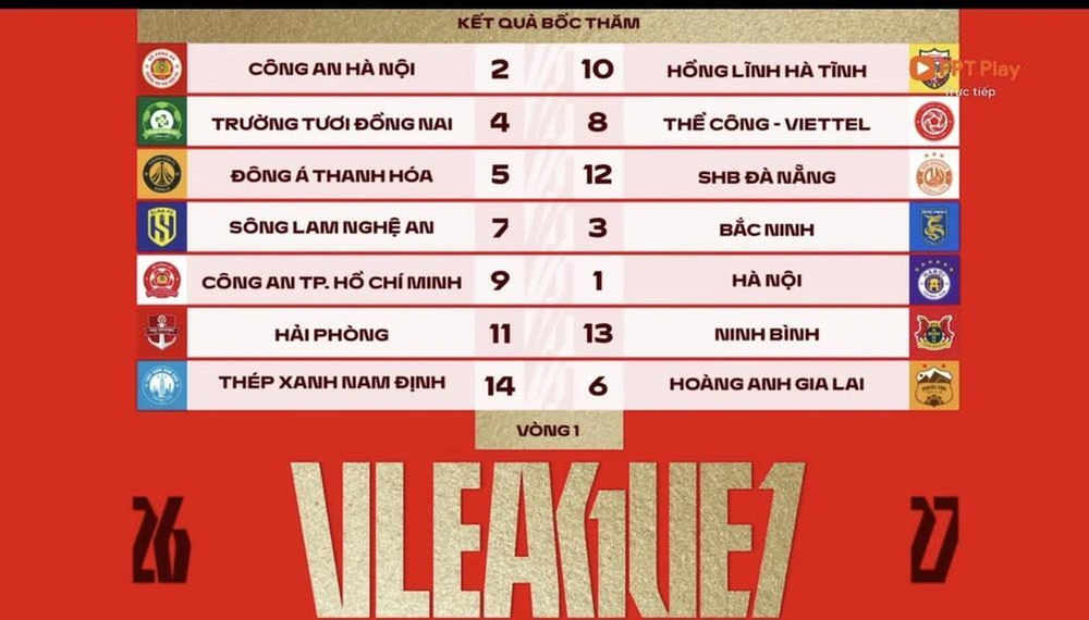 V.League 2026/2027 chính thức khởi động, hàng loạt cặp đấu tâm điểm chờ người hâm mộ - Ảnh 1.