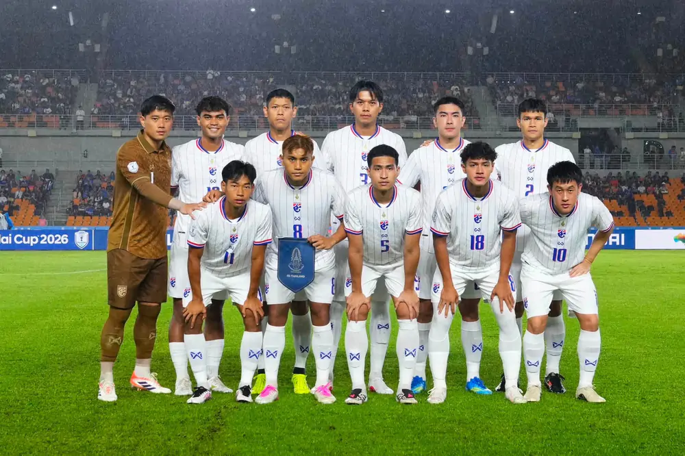 Tuyển Thái Lan được đánh giá có cơ hội chiến thắng cao hơn nhiều so với Myanmar trong cuộc đối đầu giữa họ ở bảng B, ASEAN Cup 2026. Ảnh: LĐBĐ Thái Lan Tuyển Thái Lan được đánh giá có cơ hội chiến thắng cao hơn nhiều so với Myanmar trong cuộc đối đầu giữa họ ở bảng B, ASEAN Cup 2026. Ảnh: LĐBĐ Thái Lan