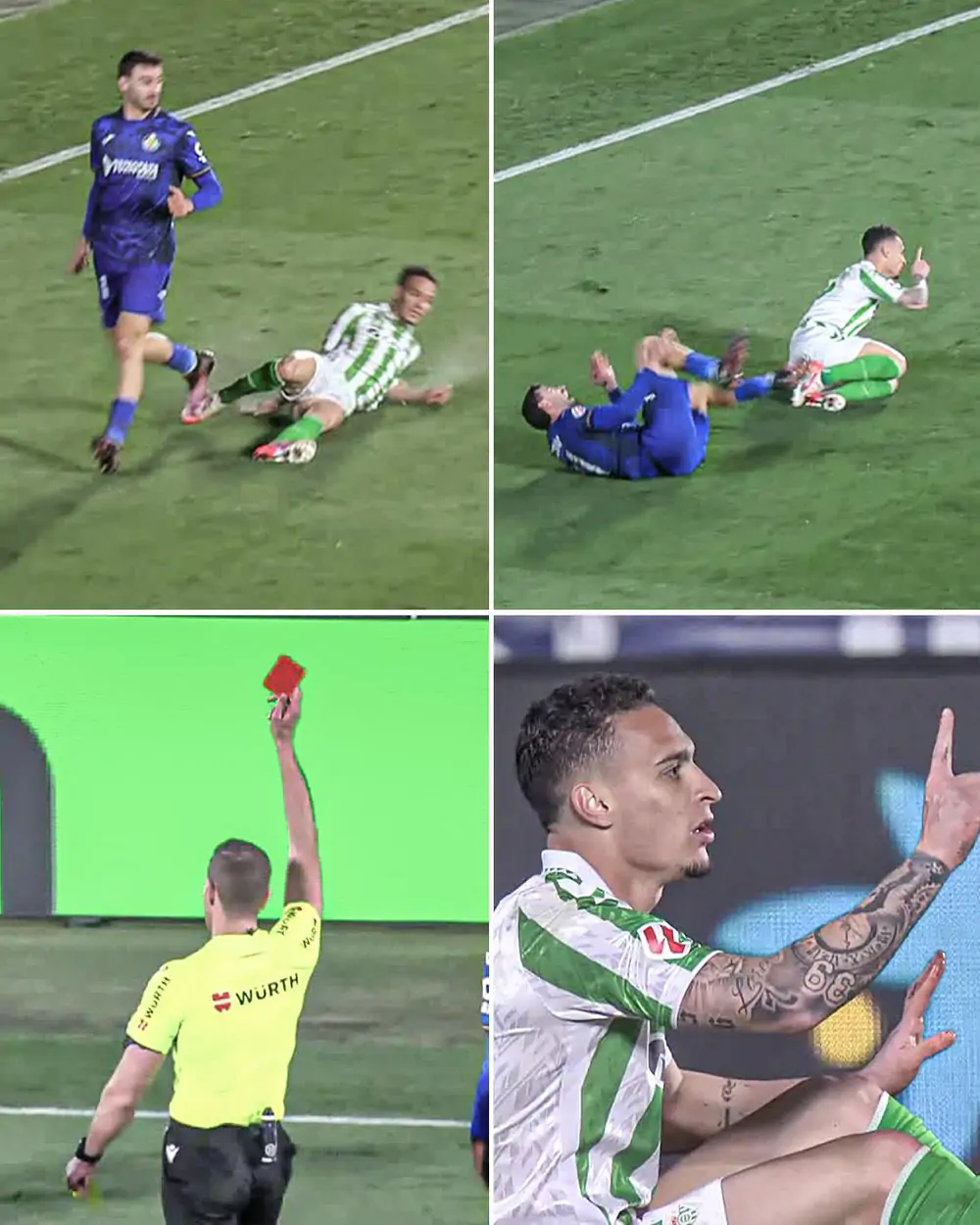 Cựu sao MU nhận thẻ đỏ trong trận giao hữu trước mùa giải, Bournemouth và Real Betis hỗn chiến - Ảnh 2.